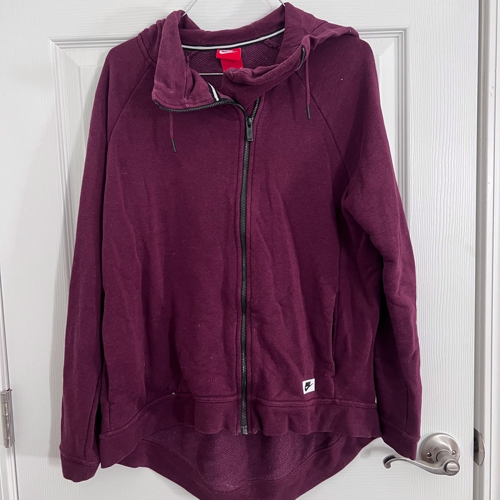 Nike side zip warmup jacket